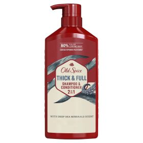 Old Spice Mens 2 in 1 Shampoo and Conditioner for All Hair Types, Timber, 21.9 fl oz