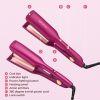 Hair Waver Iron Wand Hair Crimper Hair Waver Barrel Curling Iron 1 Inch PTC Heater Auto Shut-Off Adjustable Easy Shap Long Lasting Heat Dual Voltage