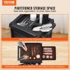 VEVOR Ultimate Salon Trolley Cart, Lockable Beauty Salon Cart for Stylist with 6 Removable Drawers & Tool Holder