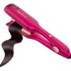 Hair Waver Iron Wand Hair Crimper Hair Waver Barrel Curling Iron 1 Inch PTC Heater Auto Shut-Off Adjustable Easy Shap Long Lasting Heat Dual Voltage