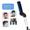 Hair Straightener Men Multifunctional Comb Curling Electric Brush Professional Hair Comb Brush Beard Straightener Hair Curler Fast Heating Styling Too