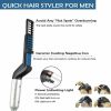 Hair Straightener Men Multifunctional Comb Curling Electric Brush Professional Hair Comb Brush Beard Straightener Hair Curler Fast Heating Styling Too