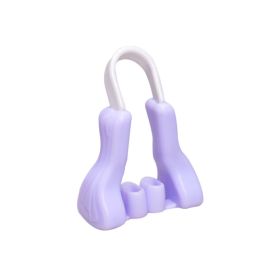 Magic Nose Shaper Clip Nose Lifting Shaper Shaping Bridge Nose Straightener Silicone Nose Slimmer No Painful Hurt Beauty Tools (NUM: 2Pcs, Color: Purple)