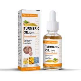 West&Month Turmeric Essential Oil Face Skin Anti-Wrinkle Lift Blemish Reduction Skin Care Moisturizing Oil (Color: 1pcs)