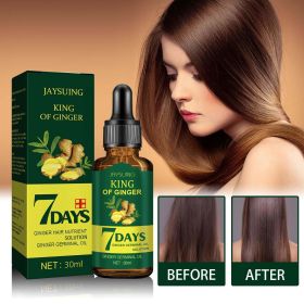 Jaysuing Ginger Hair Treatment Oil Refreshing & Nourishing Scalp Follicle Strengthening Hair Nutrient Solution (Specification: 1pcs)