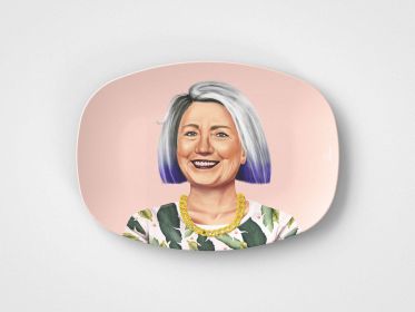 Hillary // 10"x14" Serving Platter // Political Gift Idea (Set: Set of 4)